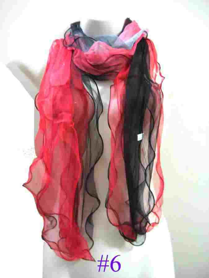 silk long scarf