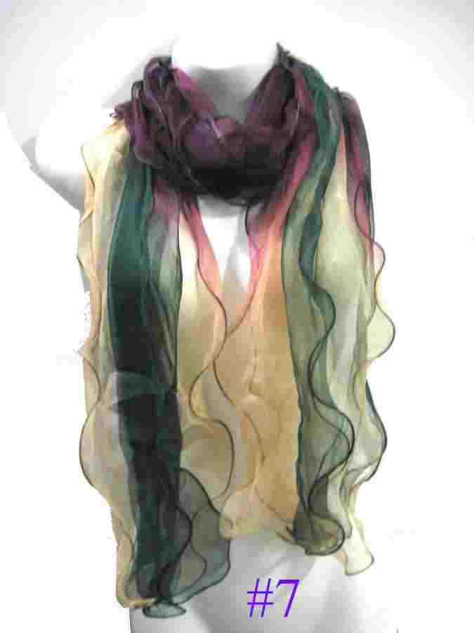 silk long scarf